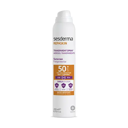 SESDERMA REPASKIN Apsauginis purškiklis nuo saulės kūnui su SPF 50, 200ml