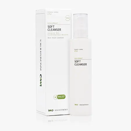 INNO-DERMA® SOFT CLEANSER INNOAESTHETICS Švelnus valomasis gelis, 200ml