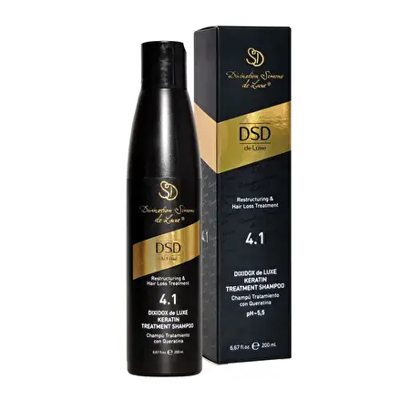 DSD Atstatantis šampūnas su keratinu Dixidox de Luxe Keratin Treatment Shampoo 4.1, 200ml