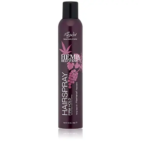 AGADIR Purškiklis plaukų formavimui Hemp & Red Wine Hair Spray, 298g