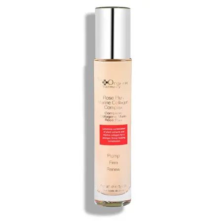 THE ORGANIC PHARMACY Veido gelis su jūriniu kolagenu „Rose Plus Marine Collagen Complex“, 35ml