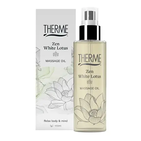 THERME ZEN WHITE LOTUS Masažo aliejus, 125ml