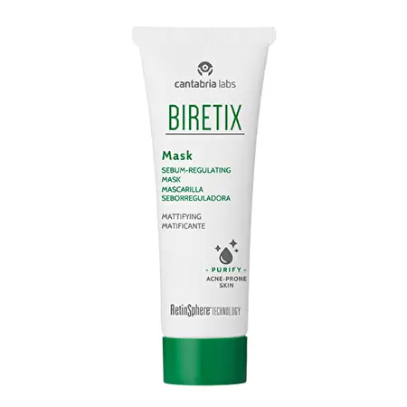 BIRETIX Sebumą reguliuojanti veido kaukė, 25ml