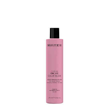 SELECTIVE ON CARE COLOR BLOCK SHAMPOO Plaukų spalvą fiksuojantis šampūnas, 275ml