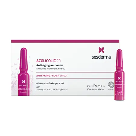 SESDERMA ACGLICOLIC 20 Ampulės, 10x1.5ml