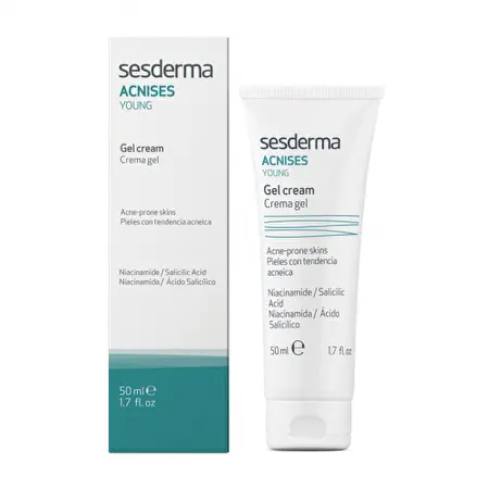 SESDERMA ACNISES YOUNG Drėkinamasis gelinis kremas, 50ml