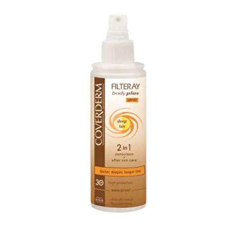 COVERDERM Purškiklis greitesniam įdegiui SPF30, 100ml