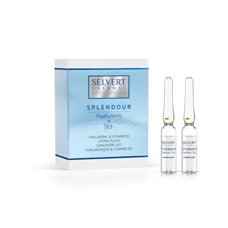 SELVERT THERME Liftinguojantis koncentratas su hialurono rūgštimi bei vitaminu B3, 2vnt. x 1,5ml.