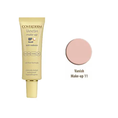 COVERDERM Maskuojamasis kremas prieš kuperozę SPF50+ Nr. 11, 30ml