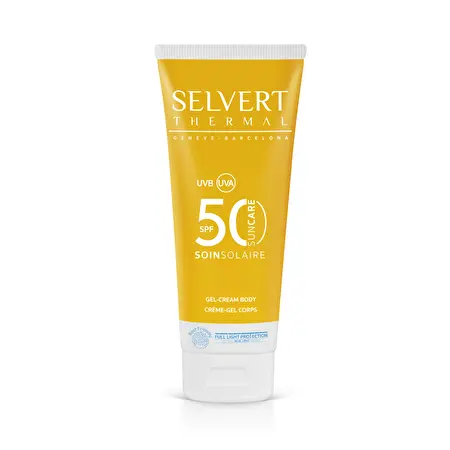 SELVERT THERMAL Apsauginis kremas - gelis kūnui SPF50, 200ml