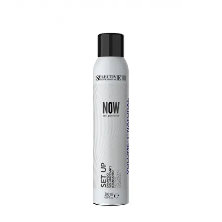 SELECTIVE NOW SET UP INSTANT VOLUMIZING SHAMPOO Purškiamas sausas šampūnas, 200ml