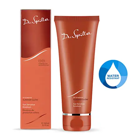 Dr. Spiller SUMMER GLOW SUN SENSITIVE EMULSION SPF20- Emulsija nuo saulės SPF20, 150ml