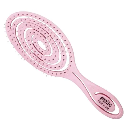 EPIIC HAIR CARE Šepetys plaukams Detangling Brush Pink, rožinis