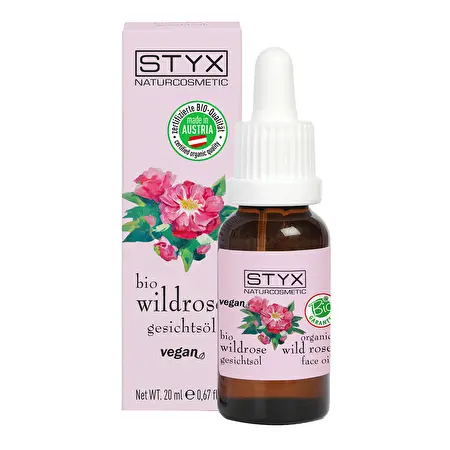 STYX NATURCOSMETIC Laukinių rožių veido aliejus, 20ml