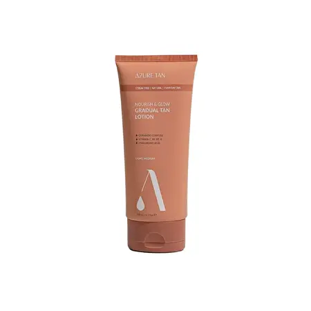 AZURE TAN “Nourish and Glow” vidutinis/tamsus savaiminio įdegio losjonas, 200ml