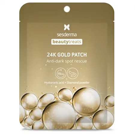 SESDERMA BEAUTY TREATS 24K Aukso paakių kaukės, 1 pora