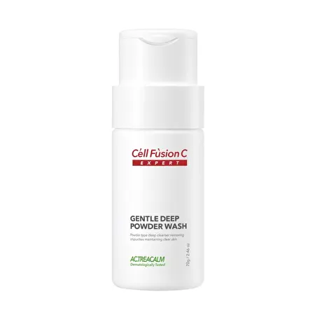 CELL FUSION C EXPERT Švelniai eksfoliuojantys milteliai riebiai odai „Gentle Deep Powder Wash“, 70g