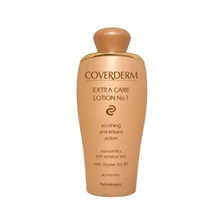 COVERDERM - Raminantis losjonas normaliai/sausai/jautriai odai, 200 ml