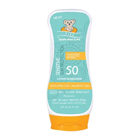 Australian Gold Kids SPF 50 apsaugos nuo saulės losjonas vaikams, 237ml