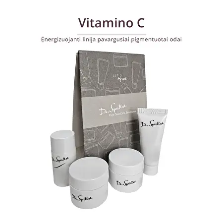 Dr. Spiller Bandomasis rinkinys su VITAMINU C Pavargusiai, pigmentuotai odai, 4vnt