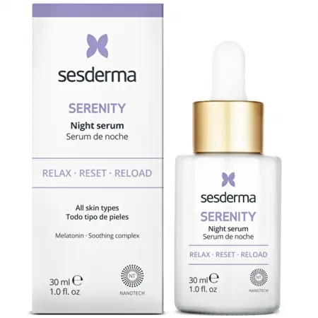 SESDERMA SERENITY naktinis liposominis serumas su melatoninu, 30 ml