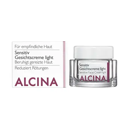 ALCINA Veido kremas jautriai odai S SENSITIV GESICHTSCREME LIGHT, 50 ml