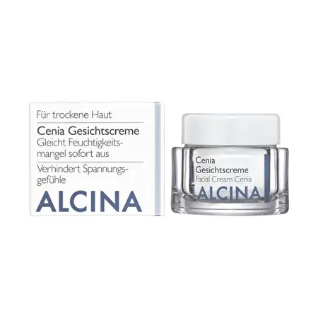 ALCINA Veido kremas T CENIA GESICHTSCREME, su urea, L–argininu ir baltosios arbatos ekstraktu, 50 ml