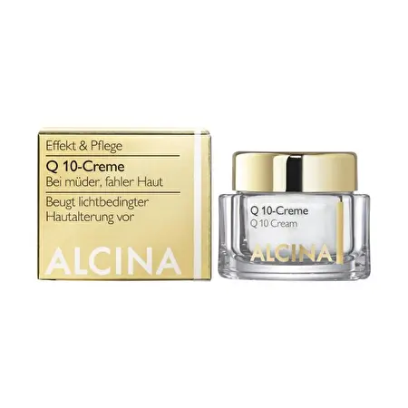 ALCINA Kremas su Q10 E Q10-CREME, pavargusiai ir sukritusiai odai, 50 ml