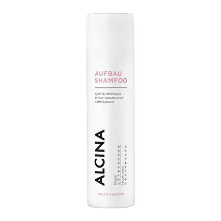 ALCINA Atkuriamasis šampūnas chemiškai pažeistiems plaukams AUFBAU-SHAMPOO, 250 ml