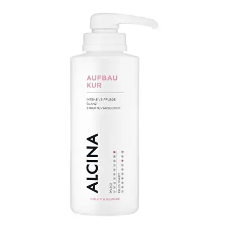 ALCINA Atkuriamoji kaukė chemiškai pažeistiems plaukams AUFBAU-KUR, 500 ml