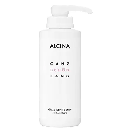 ALCINA Blizgesio suteikiantis kondicionierius ilgiems plaukams GANZ SCHÖN LANG, 500 ml	