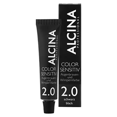ALCINA BKC SENSITIV SCHWARZ antakių ir blakstienų dažai, BLACK, 17 ml