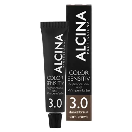 ALCINA BKC SENSITIV SCHWARZ antakių ir blakstienų dažai, DARK BROWN, 17 ml	