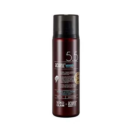 ACWELL Drėkinanti ir balansuojanti dulksna jautriai odai "Licorice pH Balancing Essence Mist"