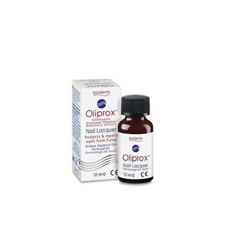 BODERM Nagų lakas grybeliui OLIPROX (gelis vandens pagrindu), 12 ml