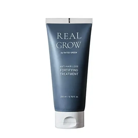Rated Green REAL GROW Stimuliuojanti plaukų kaukė „Anti-Hair Loss Fortifying Treatment“, 200 ml