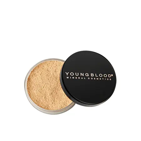 YOUNGBLOOD birus mineralinis makiažo pagrindas - pudra „Loose Mineral Foundation”, Soft Beige (Warm),10 g	