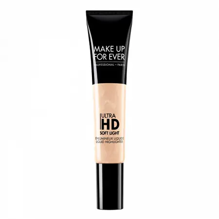 Make Up For Ever Ultra HD Soft Light Liquid Highlighter Švytėjimo suteikianti priemonė, Golden Champagne, 12ml	