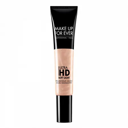 Make Up For Ever Ultra HD Soft Light Liquid Highlighter Švytėjimo suteikianti priemonė, Pink Copper, 12ml	