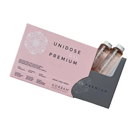 KORBAN UNIDOSE OIL PREMIUM – Greito poveikio plaukų atstatymo procedūra, 15ml