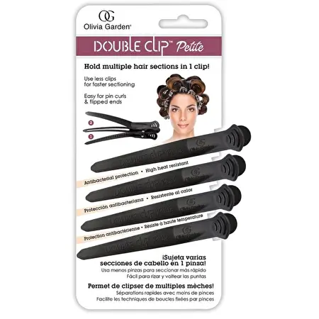O.GARDEN DOUBLE CLIP plaukų segtukai (4 vnt.)