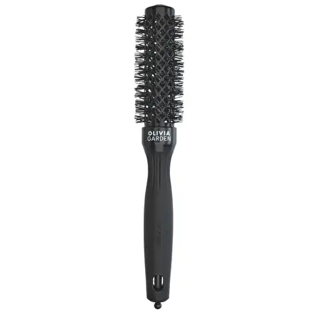 OLIVIA GARDEN BLOWOUT SHINE EXPERT BLACK 25 plaukų šepetys