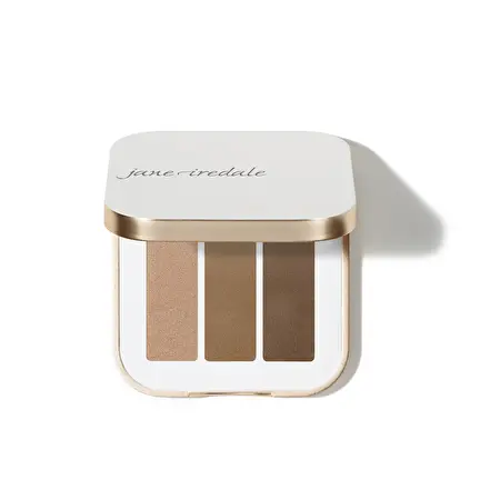 Jane Iredale PurePressed – Trijų spalvų akių šešėlių paletė, Tripple Cognac