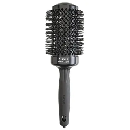 OLIVIA GARDEN BLOWOUT SHINE EXPERT BLACK 55 plaukų šepetys