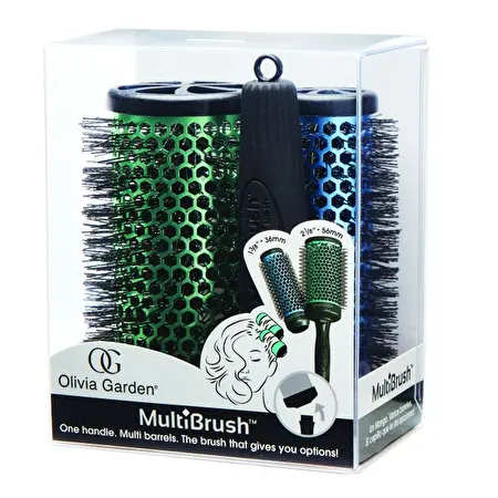 OLIVIA GARDEN MULTIBRUSH šepečių rinkinys (56 + 36 mm + rankena)