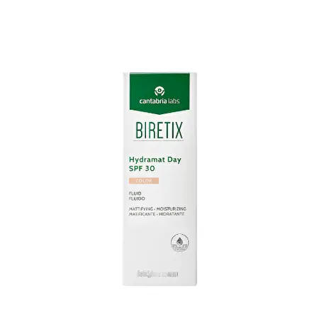 BIRETIX HYDRAMAT DAY SPF 30 Fluidas su spalva, 50ml