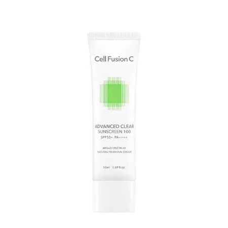 CELL FUSION C Kremas nuo saulės riebiai odai „Advanced Clear Sunscreen 100 SPF 50+/PA++++", 50ml