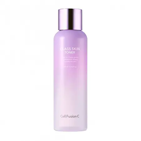 CELL FUSION C Stiklinio spindesio suteikiantis veido tonikas „Glass Skin Toner“ 150 ml