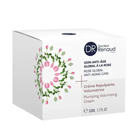 DR RENAUD Pumping volumising cream / Veido kontūrus formuojantis kremas su rožėmis 50 ml