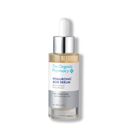 THE ORGANIC PHARMACY Hyaluronic Acid 0,2% / Intensyviai drėkinantis hialurono rūgšties veido serumas 30 ml